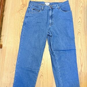 L.L. Bean Men's Straight Blue Jeans 38x30